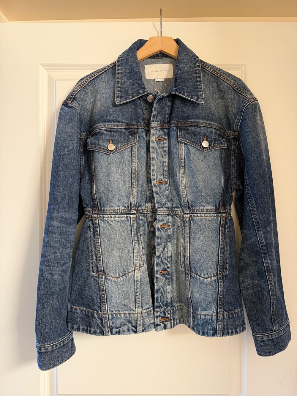 NWT Stella McCartney Denim Jacket in Medium Blue